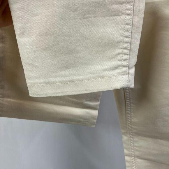 Toad & Co. Sequoia Skinny Pant Ivory Womens 6 Organic Cotton Spring Preppy - Picture 4 of 15